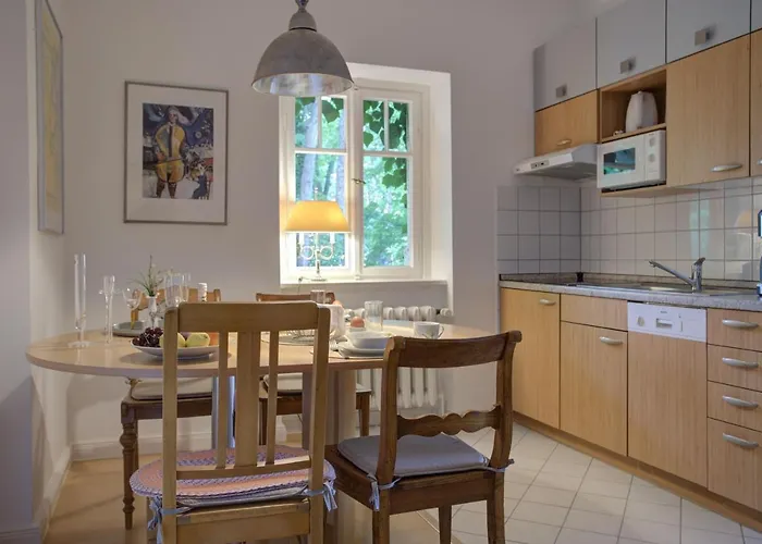 شقة Strandvilla Hubertus - Mit Parkplatz Wlan Kueche Garten Grillplatz Waldbaden