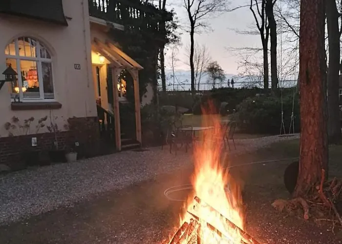 شقة Strandvilla Hubertus - Mit Parkplatz Wlan Kueche Garten Grillplatz Waldbaden