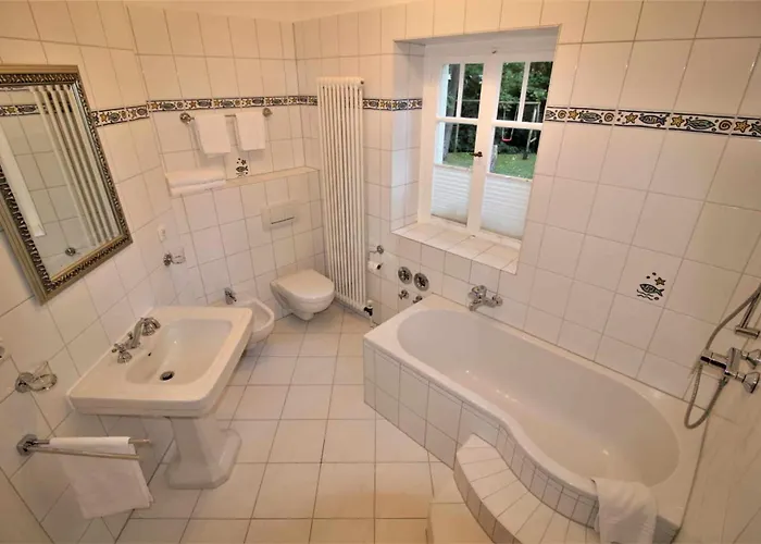 شقة Strandvilla Hubertus - Mit Parkplatz Wlan Kueche Garten Grillplatz Waldbaden