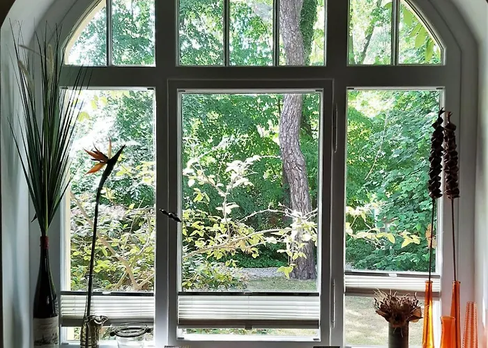 شقة Strandvilla Hubertus - Mit Parkplatz Wlan Kueche Garten Grillplatz Waldbaden بولتينهاجين