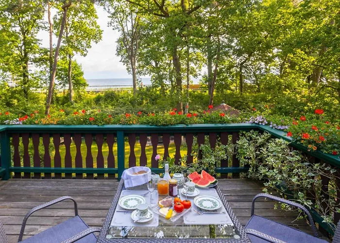 شقة Strandvilla Hubertus - Mit Parkplatz Wlan Kueche Garten Grillplatz Waldbaden بولتينهاجين