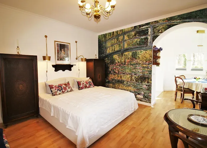 شقة Strandvilla Hubertus - Mit Parkplatz Wlan Kueche Garten Grillplatz Waldbaden بولتينهاجين